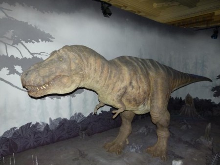 Pohyblivý T-rex.