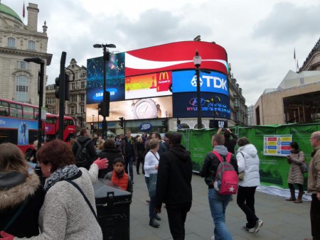 Piccadilly Circus.
